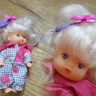 Barbie Heart Family Baby Petra Puppe Babyspeck Kaputzen overall Herzspange 80e