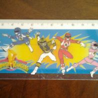 Sammel Lineal Schulbedarf Schreibzubehör POWER Rangers TM & 1997 Saban