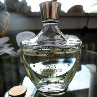 Vintage Avon Eye & Throat Oil Glas Flakon noch etwas befüllt