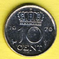 Niederlande 10 Cent 1979
