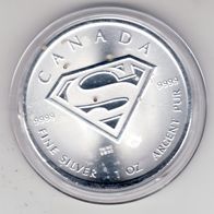 Silbermünze Superman 1 oz 5 Kanada-Dollar