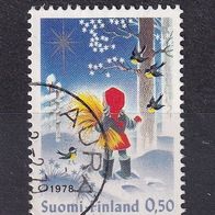 Finnland, 1978, Mi. 833, Weihnachten, 1 Briefm., gest.