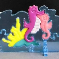 Ü-Ei Plastikpuzzle 1993 Das Meerespuzzle - Seepferdchen-Puzzle + BPZ