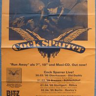 Cock Sparrer Poster Plakat Punk Lokalmatadore Red London