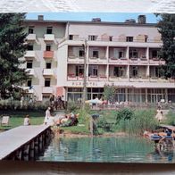 Klopeinersee, Kärnten, Kurhotel Homosana, Werbekarte