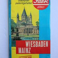 Falk-Verlag: Falkplan Wiesbaden / Mainz, 16. Auflage, Ausgabe 1983