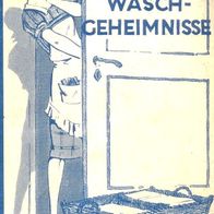Allerhand Wasch-Geheimnisse" SCHWAN Thompson Seifenpulver Reklame Ratgeber Heft 1930