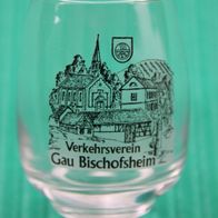 Weinprobierglas Verkehrsverein Gau Bischofsheim (Rheinhessen) (Inhalt: 0,1 l)