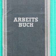 Arbeitsbuch, ausgestellt in Quedlinburg (DDR) im Jahr 1949