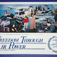 Poster "Freedom Through Air Power" (Berlin Airlift 1948-49)