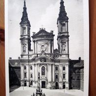 Wien, Schwarz-Weiß Karte, Basilika Maria Piaristen, Wien VIII, Jakob Sink Platz