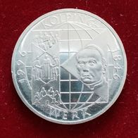 10 DM ark Kolping Werk 1996, Prägestätte A, 625er Silber