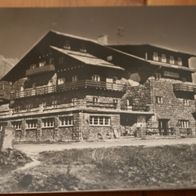 Passo de San Pellegrino, Monzoni, schwarz-weiss- Karte - Dolomiten