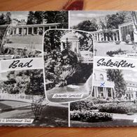 Bad Salzuflen, Kur, schwarz-weiß- Karte