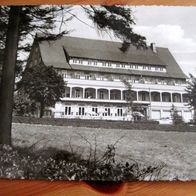 Hahnenklee Harz Hotel der Waldgarten, schwarz-weiß- Karte