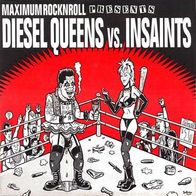 Diesel Queens / Insaints - Split 2 x 7" (1993) Limited Splatter Vinyl / US-Punk