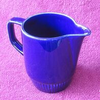 Original DDR Milch Krug Kanne "Vera" Keramik indigo blau 1,1l Torgau Porzellan