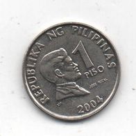 Münze Phillipinen 1 Piso 2004