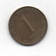 Münze Österreich 1 Schilling 1990