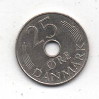 Münze Dänemark 25 Öre 1973