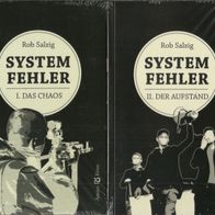 2 x Buch - Rob Salzig - Systemfehler I. Das Chaos + II. Der Aufstand (NEU & OVP)