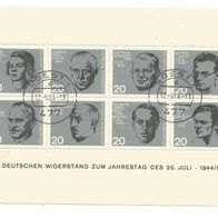 Briefmarke BRD:1964 - 20 Pfennig - Michel Nr. Block 3