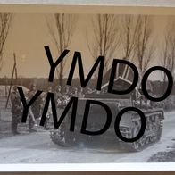 Extrem selten Foto Panzer - Umbau Tank für Beerdigung General WK2