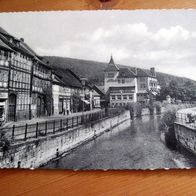 Salzdetfurth, Hauptstr. Hotel Kronprinz, schwarz-weiss- Karte