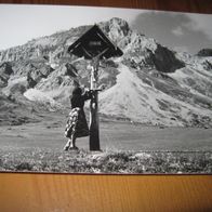 Cristo Fra I Monti, Dolomiti, Fuchiade, schwarz-weiss- Karte