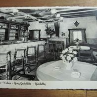 Park Restaurant Burg Brüggen, Viersen, Inh: Stroetges, Innenans, schwarz-weiss- Karte