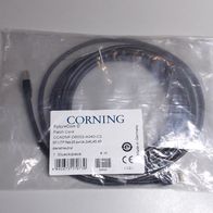 2x Corning Patch Cord 4m CCADNF-D6002-A040-C0 - SF/ UTP flex/26, sw/ bk,2xRJ45,4P