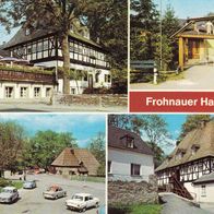 AK Frohnauer Hammer (Kreis Annaberg) Mehrbildkarte in Farbe mit Autos - unbenutzt