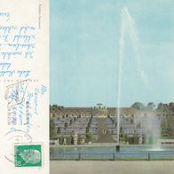 AK Potsdam Sanssouci Springbrunnen von 1968 in Farbe