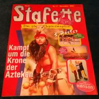 Stafette Jugendmagazin Nr. 11 Nov. 1997 mit 3 Poster Zu: sehr gut