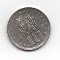 Münze Griechenland 10 Drachmen 1959