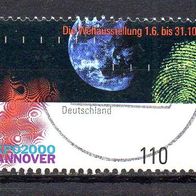 Bund BRD 2000, Mi. Nr. 2130, EXPO 2000 Hannover, gestempelt #13782