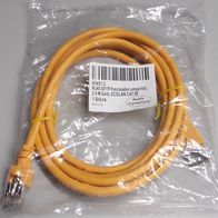 Netzwerk-Kabel RJ45 SFTP Patchkabel umspritzt ECOLAN CAT.5E gelb 2m - NEU
