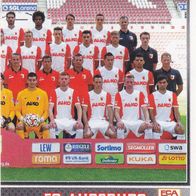 FC Augsburg Topps Sammelbild 2014 Mannschaftsbild 2 Bildnummer 5