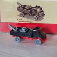 Wiking 1:87 Mercedes Unimog U 404 S Werkstattwagen aus PMS Verkehrs Modelle 31 (2014)