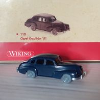 Wiking 1:87 Opel Kapitän 51 kobaltblau aus PMS Set 209373 Verkehrs Modelle 51 (2016)