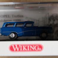 Wiking Opel Caravan 1957 blau in PC-Box OVP 1:87 Sondermodell Rüsselsheim 1999