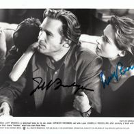 Isabella Rossellini + Jeff Bridges - altes, orig. sign. Grossfoto