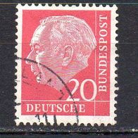 Bund BRD 1954, Mi. Nr. 0185 / 185x, Heuss I, gestempelt #13809