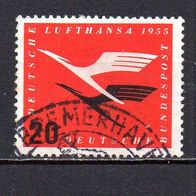 Bund BRD 1955, Mi. Nr. 0208 / 208, Lufthansa, gestempelt Bremerhaven #13829
