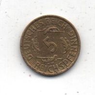 Münze. 5 Reichspfennig 1936