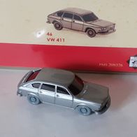 Wiking 1:87 VW 411 silber aus Set 209376 PMS Verkehrs Modelle 54 (2016)