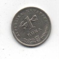 Münze Kroatien 1 Kuna 1993