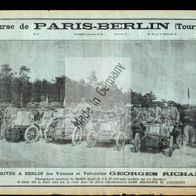 PARIS BERLIN Course Touristes" Ankunft der Rallye Autos in Berlin 1901