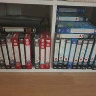 108 VHS Kassetten mit 187 Filmen