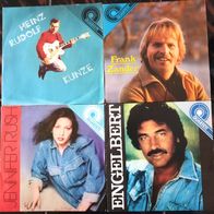 4 Quadro Singles, Vinyl, Kunze, Zander, Engelbert, Rush